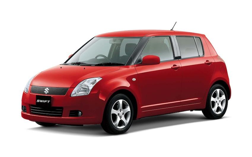 Suzuki Swift 達成全球累計銷售量 1000 萬輛里程碑。圖為初代 Swift。