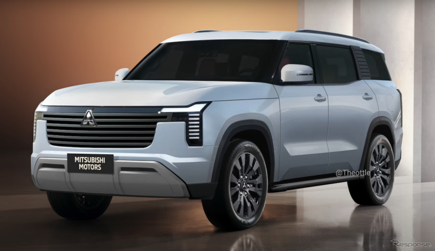 日本經銷商透露 Mitsubishi 全新 Pajero 問世時間。圖為預想圖。