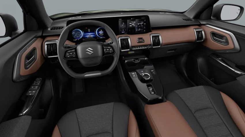 e Vitara 有著新世代的車艙規劃。