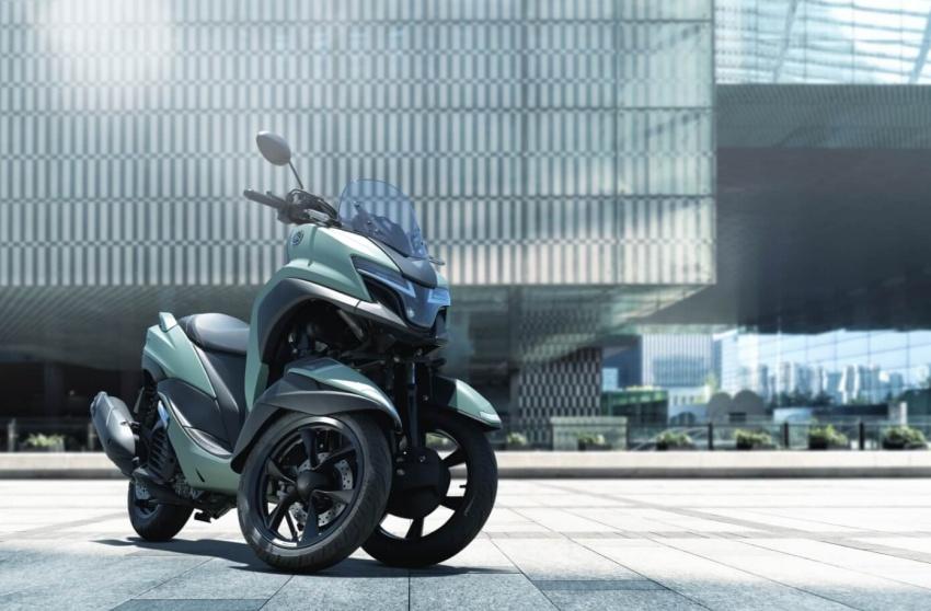 全新 Tricity 125 與 155 採用更具科技感的外型。