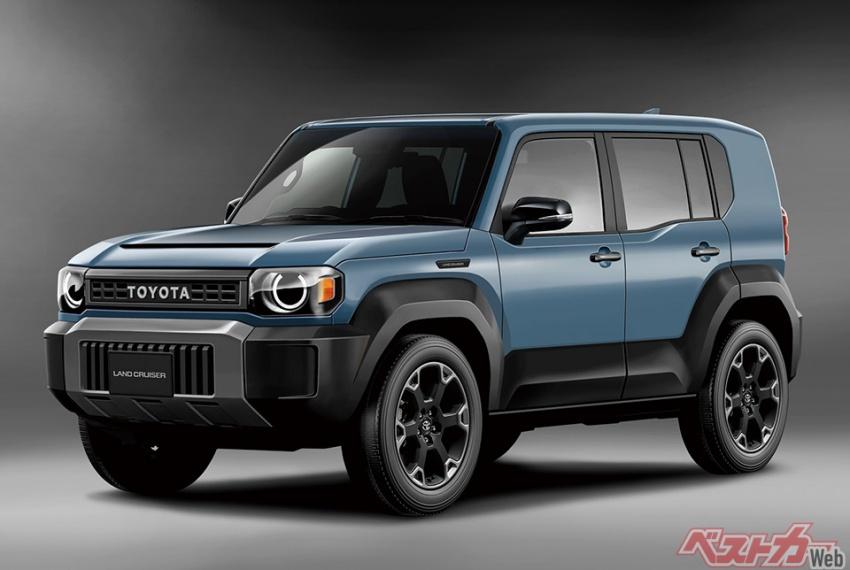全新 Land Cruiser FJ 擁有粗獷造型搭配充滿越野氣息的配備。圖為預想圖。