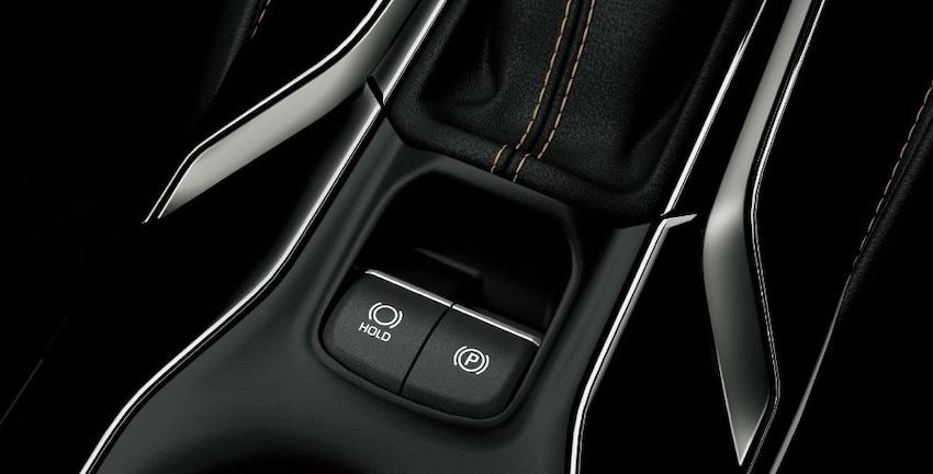 日規 Corolla 已是電子駐車系統 EPB 與 Auto Hold。（圖片來源：Toyota）