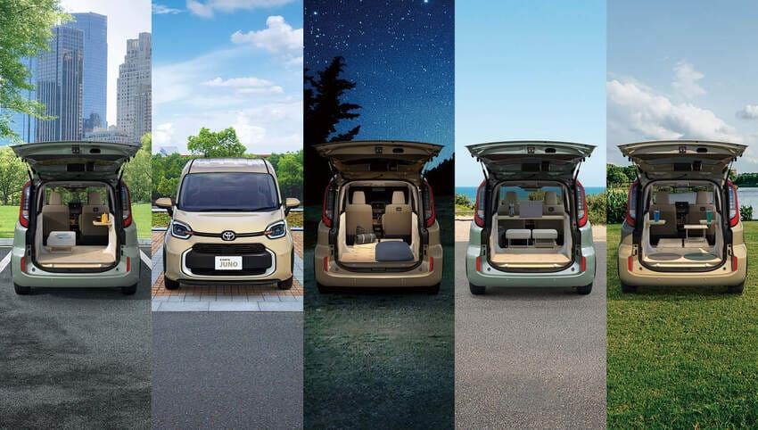 Toyota 發表新年式 Sienta，並追加全新 JUNO 露營車型。