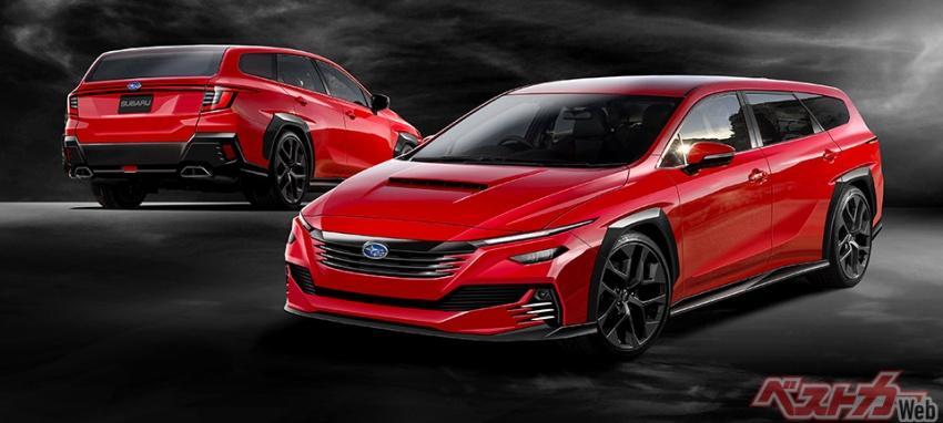 Subaru 新一代 Levorg 預想圖出爐,採用更低趴的身姿。