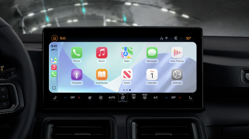 iOS 26 新設計延伸至汽車CarPlay，當然也包含 Liquid Glass 外觀。
