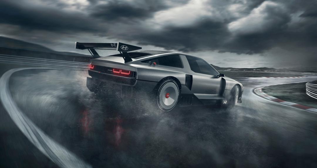 復古造型搭配像素化的科技燈組竟然毫不衝突。