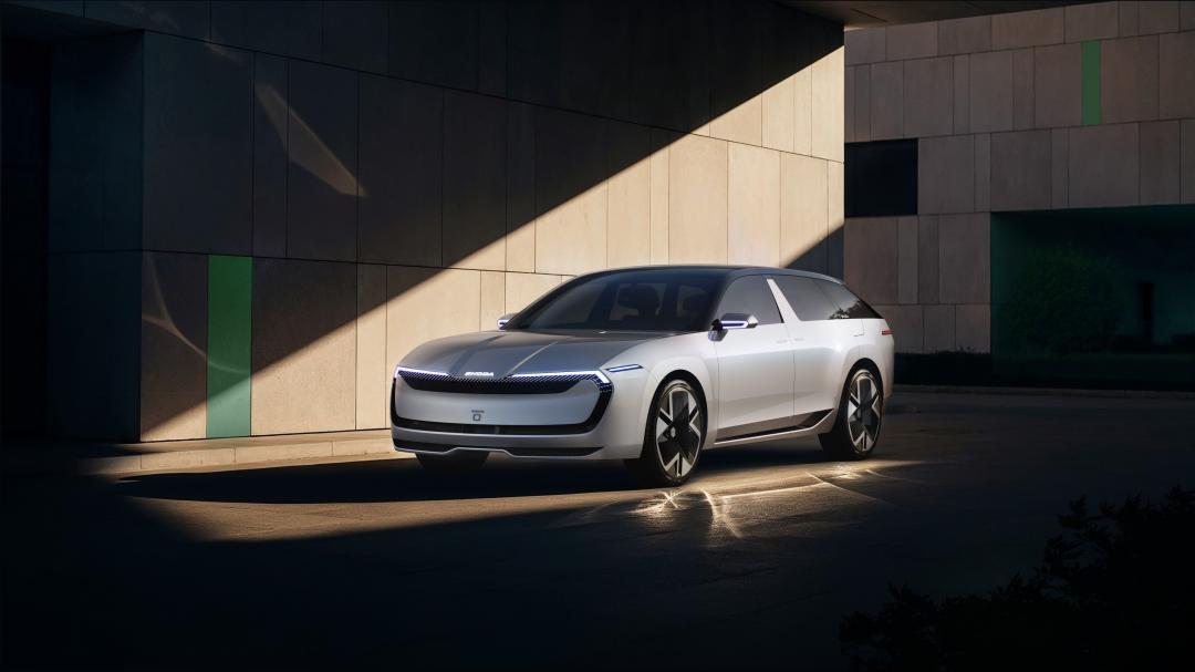 Skoda在慕尼黑發表Vision O概念車，揭露未來旅行車設計走向。