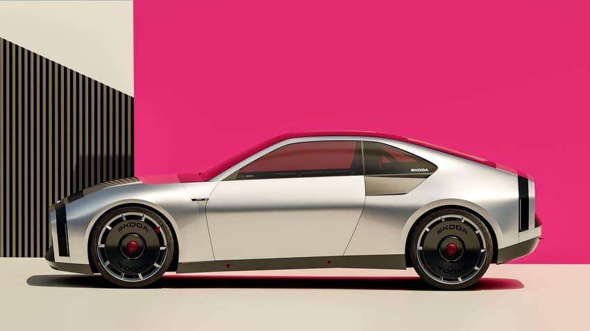 概念車維持與 110 R 相同的斜背造型設計。