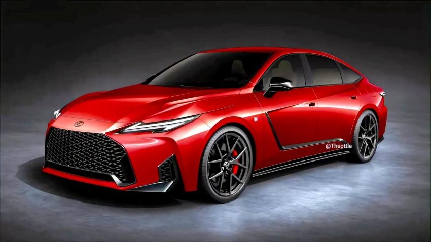 數位藝術家釋出 Lexus 新一代 ES 的 F Sport 車型預想圖。