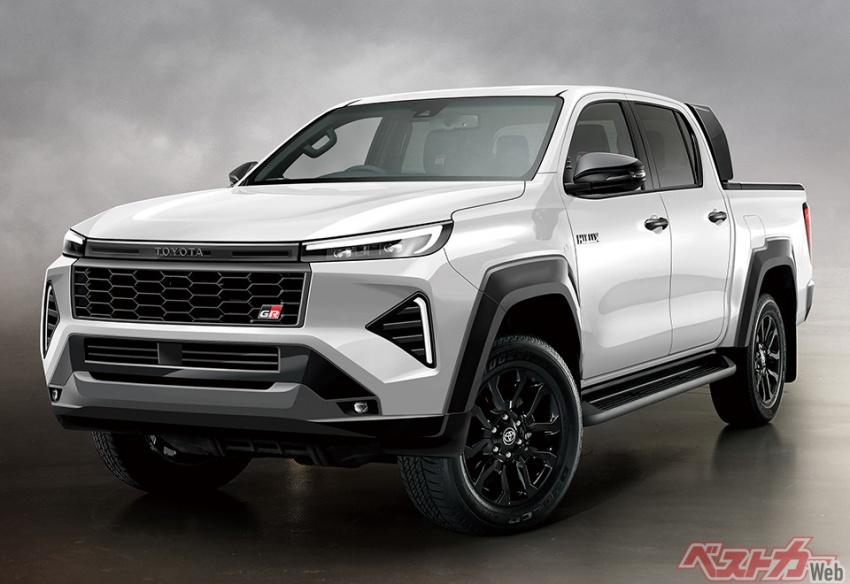 Toyota 新一代 Hilux 採用全新設計打造,造型更加霸氣。