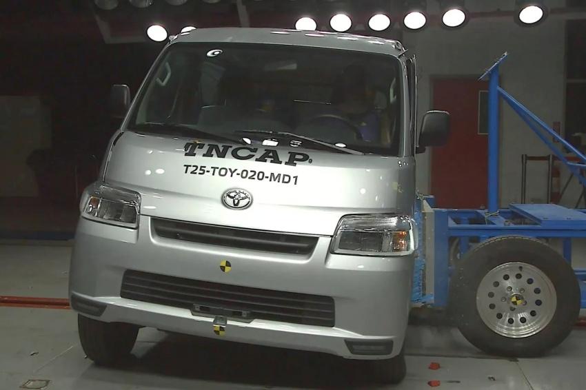 首次進行撞擊測試的國產小型商車 Toyota Town Ace Van 繳出 0 星成績。