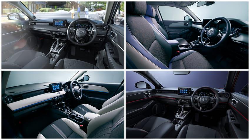 內裝透過不同材質及配色來呼應外型設計。