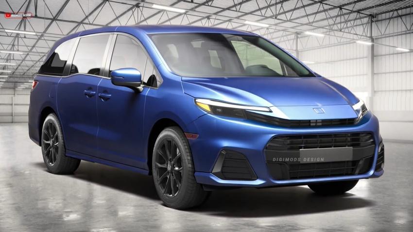 外媒釋出新一代 Honda Odyssey 的預想圖。