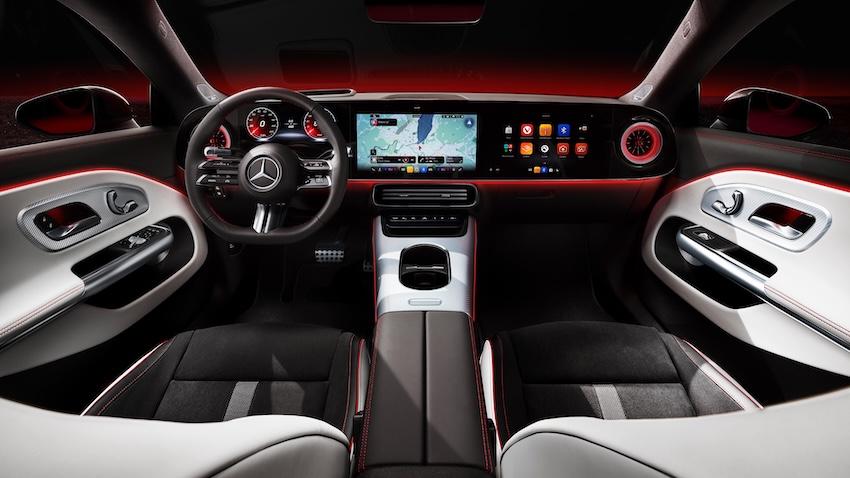 全新 CLA 是 Mercedes-Benz 首款搭載 MB.OS 系統新車。