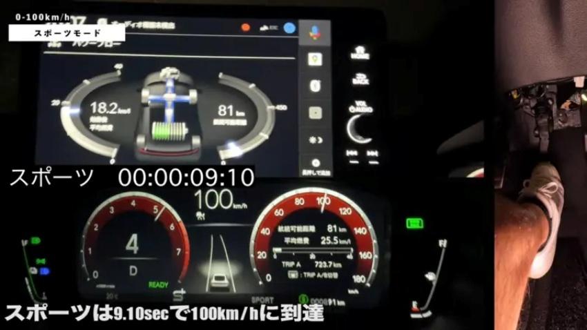 日本車主親測 Prelude 零百加速成績。