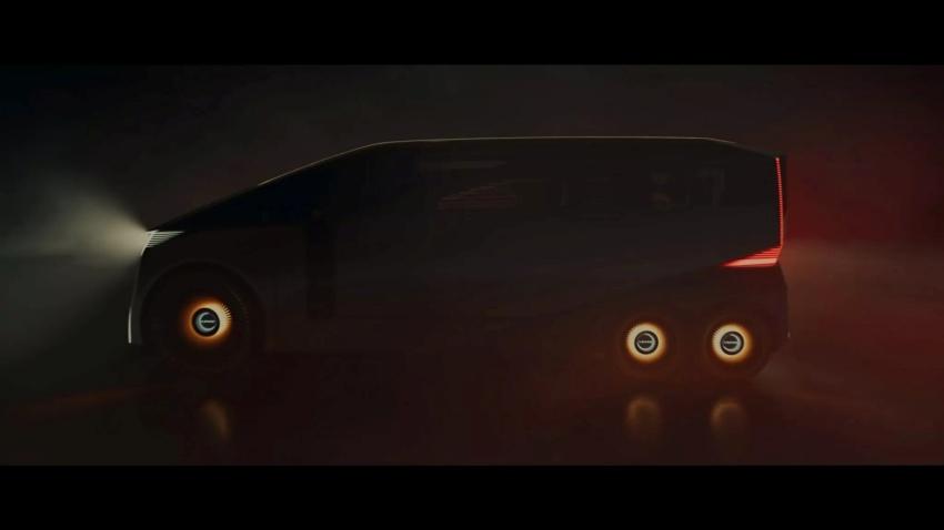 LS Concept 採用獨特六輪設計，身形比現行旗艦 LM 還要大。