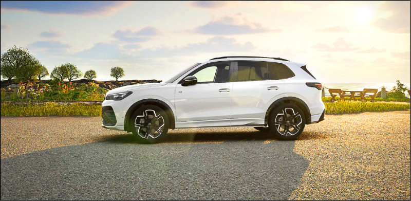 Tiguan Black Style特仕版透過專屬黑化套件強化整體動感氣勢。