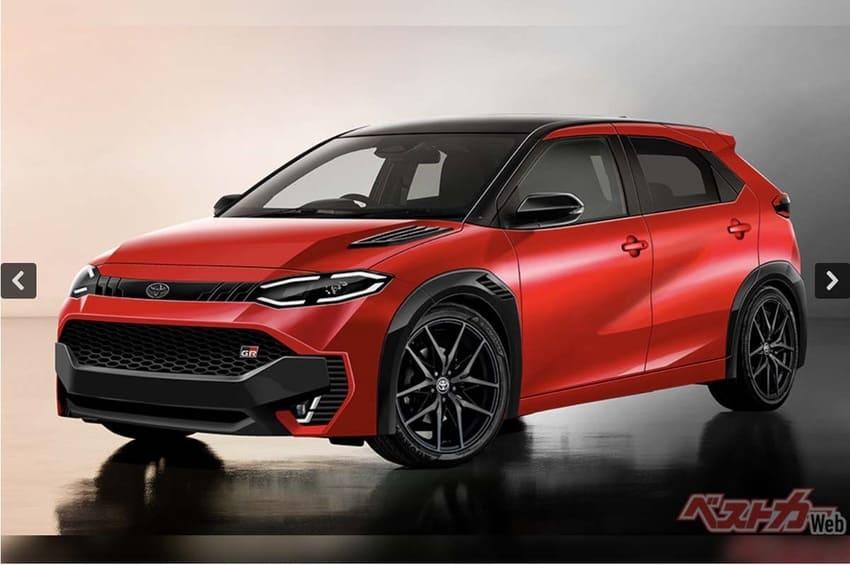 Toyota 全新入門小鋼砲 GR Starlet 相關資訊在網路提前曝光,此為預想圖。(圖片來源:BestCar)