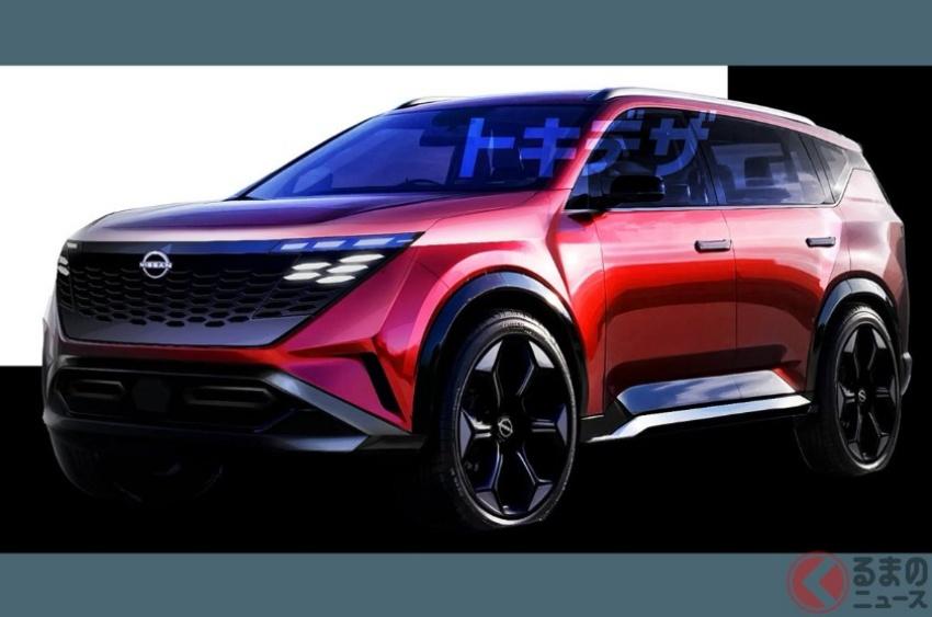 新一代 Nissan X-Trail 將率先於 2026 財年於北美登場。圖為預想圖。