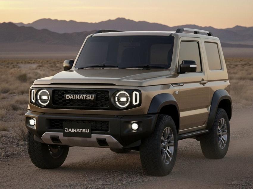 復活的 Daihatsu Rugger 越野休旅車將成為 Suzuki Jimny 有力競爭對手。圖為預想圖。