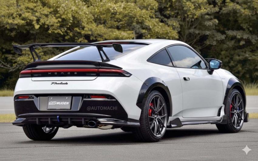 Prelude Type R 預計以 2.0 升渦輪搭配 e:HEV 油電系統。圖為預想圖。