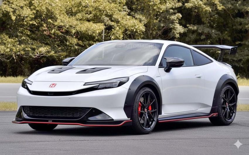 日媒傳 Honda 已在開發 Prelude Type R,性能有望突破 350 匹。圖為預想圖。
