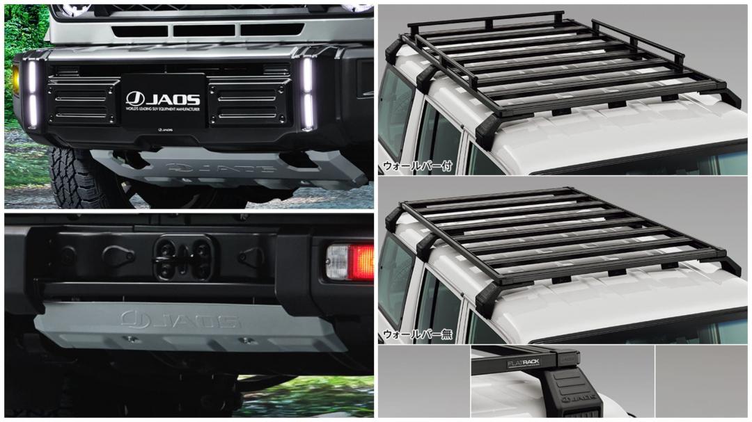 在 Modellista x Jaos 套件妝點之下,讓 Land Cruiser 70 更具粗獷氣勢。