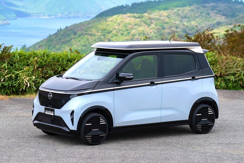 Nissan 純電入門小車將太陽能板帶著走!每年可增加 3,000 公里續航里程