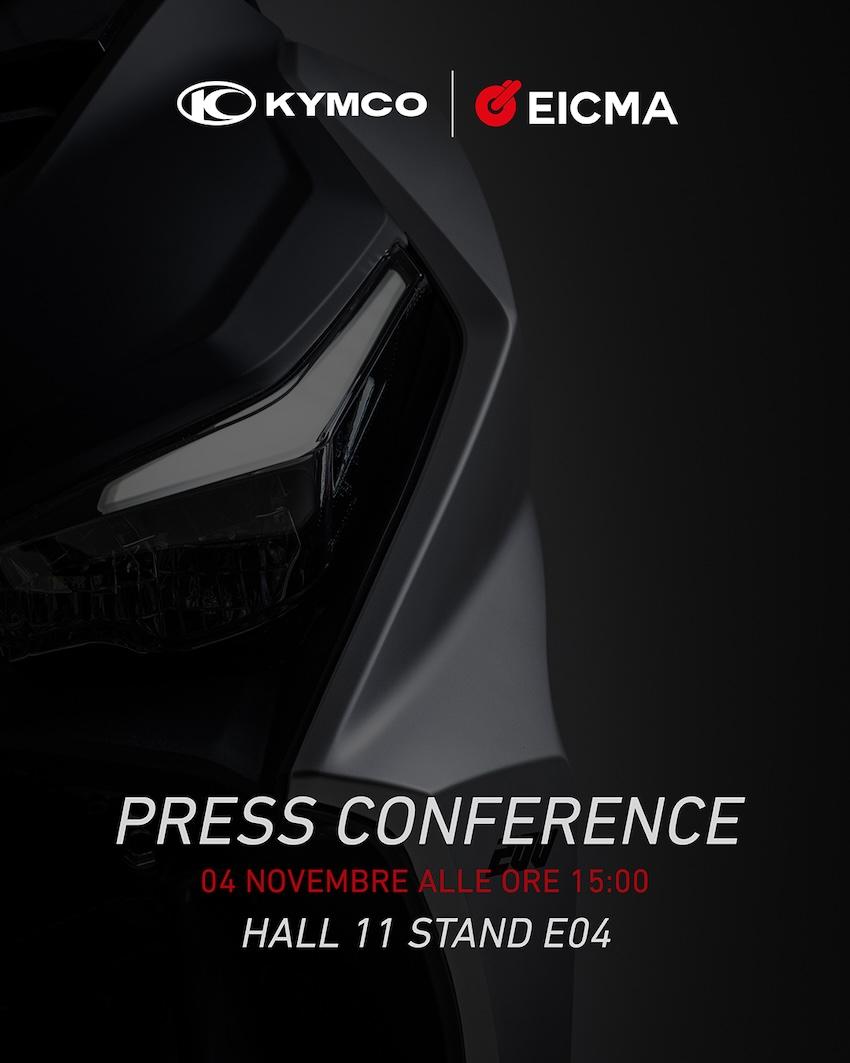 Kymco Italy 臉書粉絲頁裡，最新貼文秀出一張車頭半面照，疑似改款 KRV。