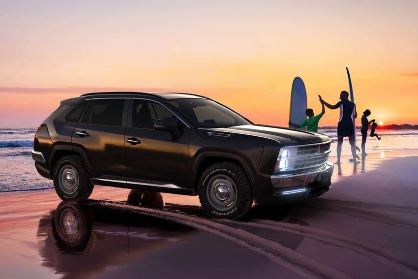 光岡限量復刻經典車款引爆話題!Toyota RAV4 換穿美式復古造型更吸睛