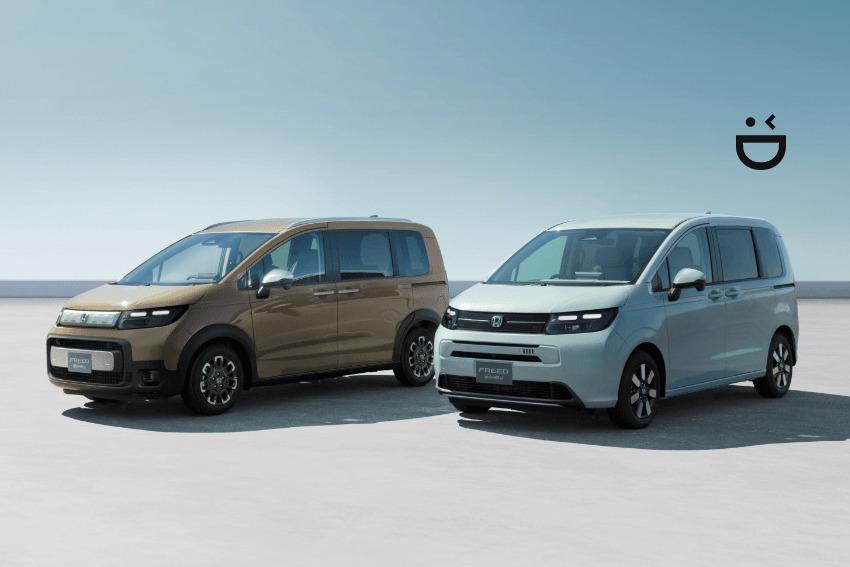 Honda Freed 提供 Air(右)及 Crosstar(左)兩種車身造型。(圖片來源:Honda)