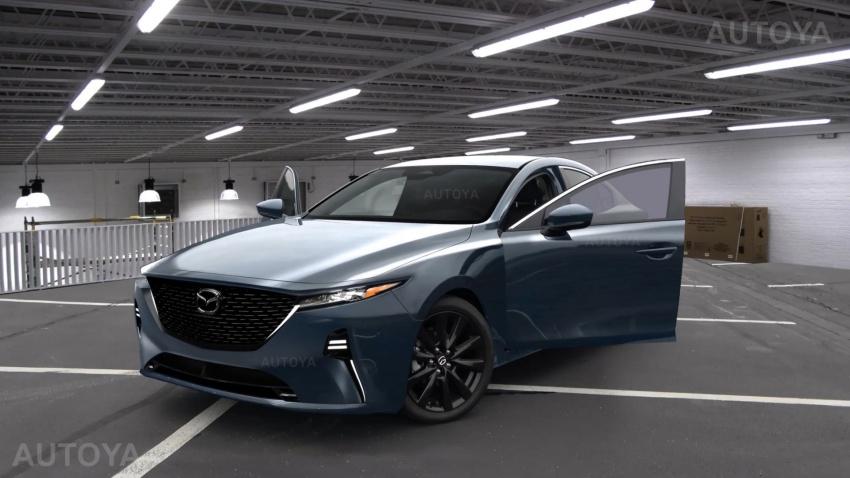 預期新一代 Mazda 3 擁有更加銳利動感的外型。圖為預想圖。