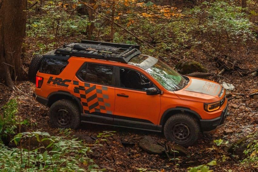 透過 HRC 客製化套件加持,讓 Passport TrailSport 擁有更強悍的越野表現。