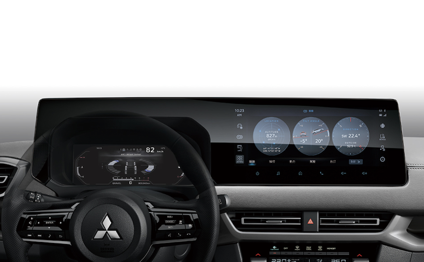 雙車型皆配置 12.3 吋中控。