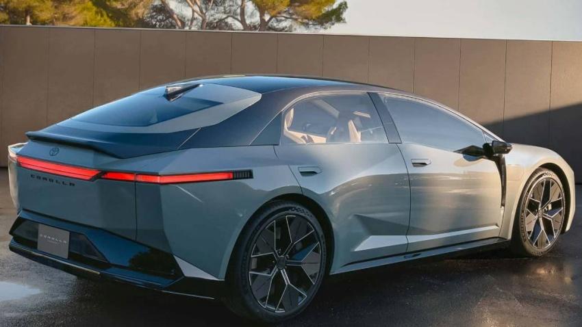 新一代 Corolla 概念車擁有更動感的線條。