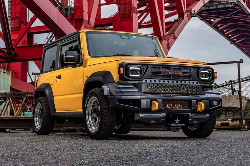 日本改裝品牌 Garage Ill 推出 CH:AMP 車身套件，讓 Suzuki Jimny 化身 Toyota Land Cruiser FJ 新休旅。