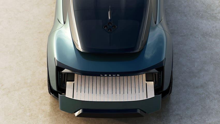 LS Coupe Concept 採用抽屜式尾廂展現設計巧思。