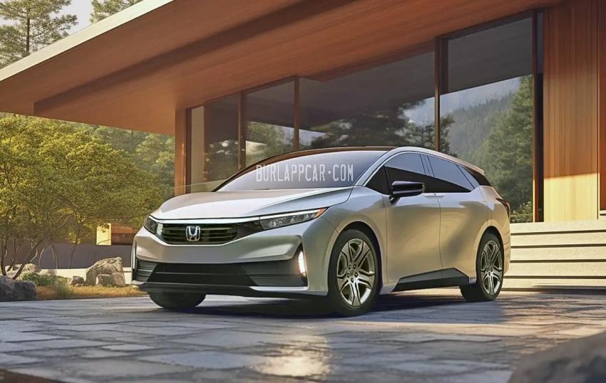 Honda 新一代 Odyssey 有望換上流線動感造型。圖為預想圖。