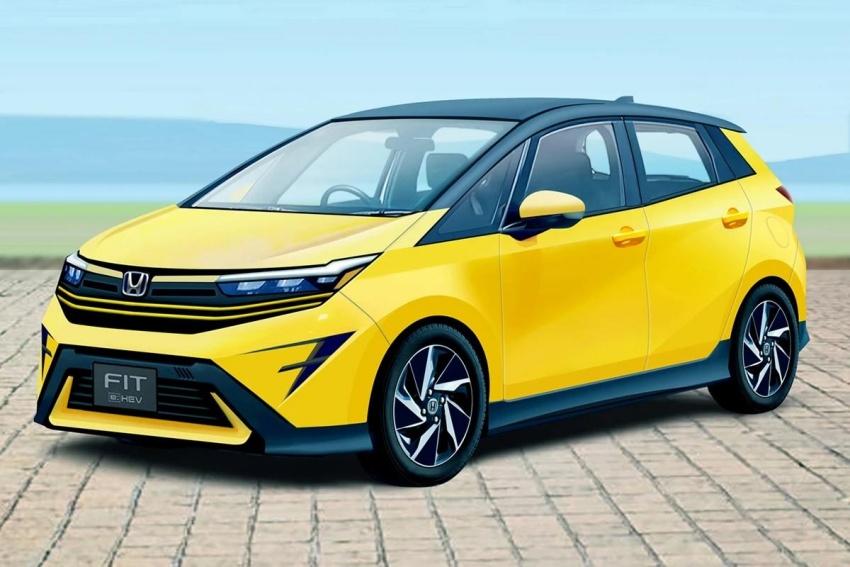 日媒稱 Honda 新一代 Fit 將於明年秋季問世。圖為預想圖。