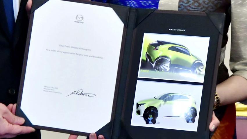 Mazda 全新跨界 SUV 設計草圖在今年 2 月意外曝光。