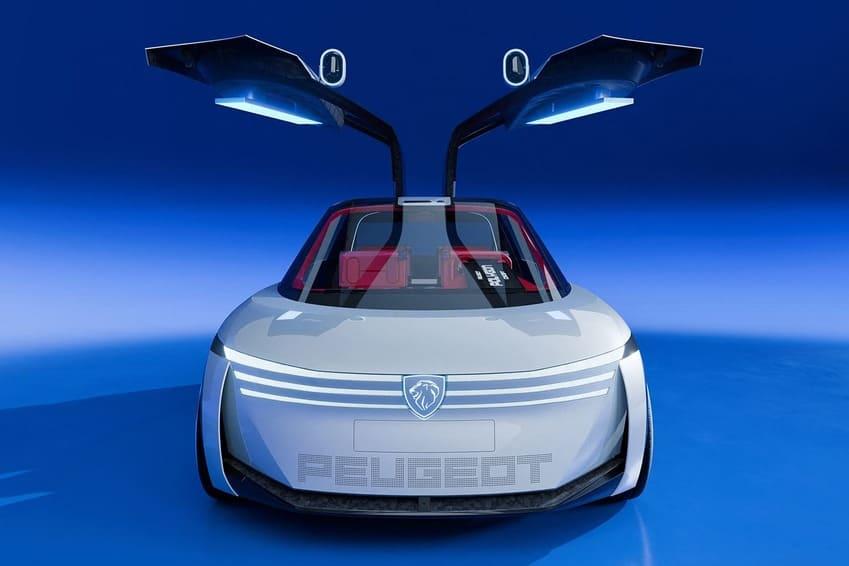 上掀式鷗翼車門是 Polygon 概念車造型特色所在。