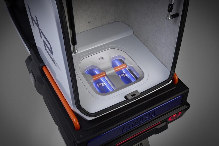 在加滿氫氣的情況下，Yamaha H2 Buddy Porter Concept 續航里程可超過 100 公里。