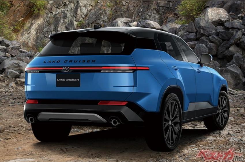 外型上採用更柔和線條，有別於 Land Cruiser 家族成員的粗獷感。圖為預想圖。