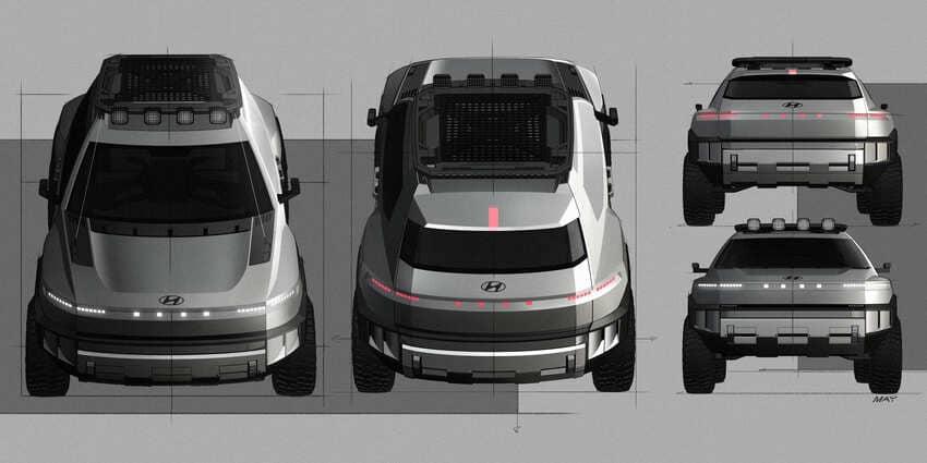 全新 Crater 概念休旅擁有粗獷硬派的外觀造型，展現 XRT 戶外冒險精神。