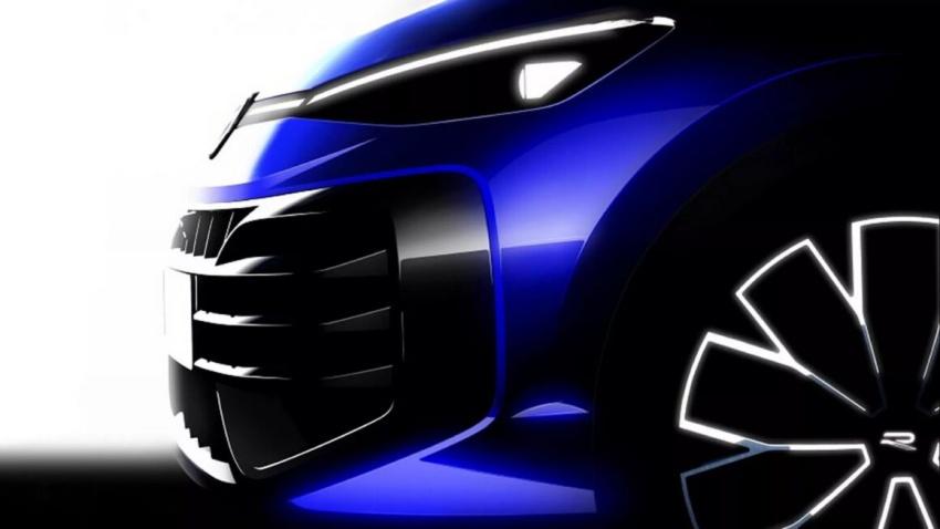 Volkswagen 設計總監 Andreas Mindt 釋出新一代 T-Roc R 的局部設計圖。