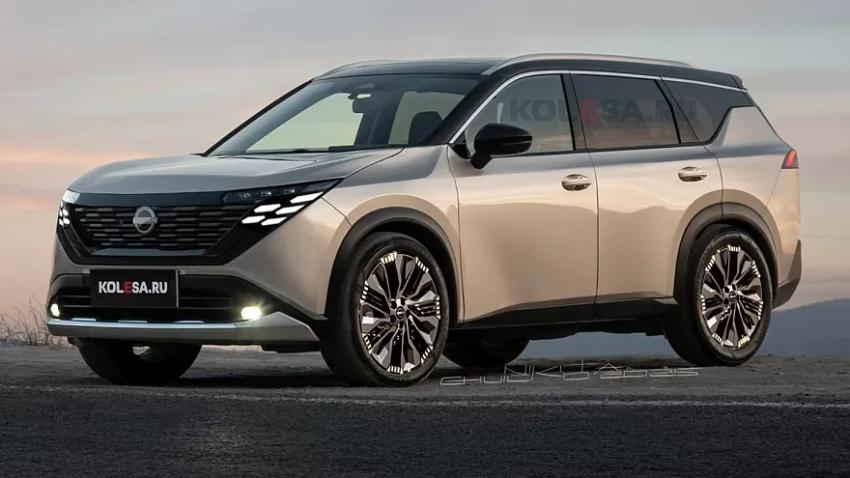 新一代 Nissan X-Trail 預計換上更具科技感的外型。圖為預想圖。