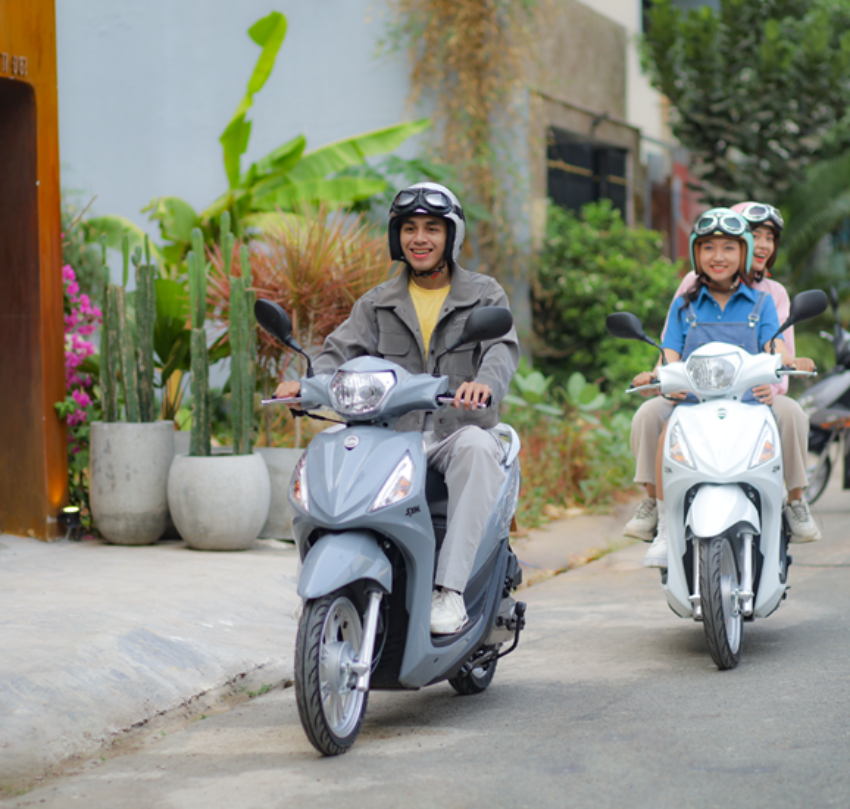 SYM 的 50c.c. 機車也是外銷主力。