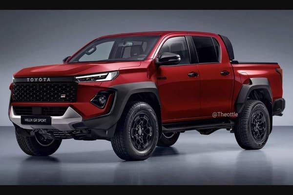 Toyota 大改款 Hilux 新成員將壓軸登場！GR Sport 動感造型搶先看