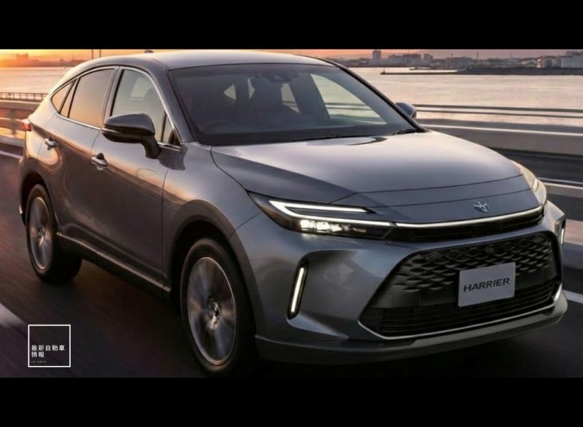 日媒釋出新一代 Toyota Harrier 的資訊。圖為預想圖。