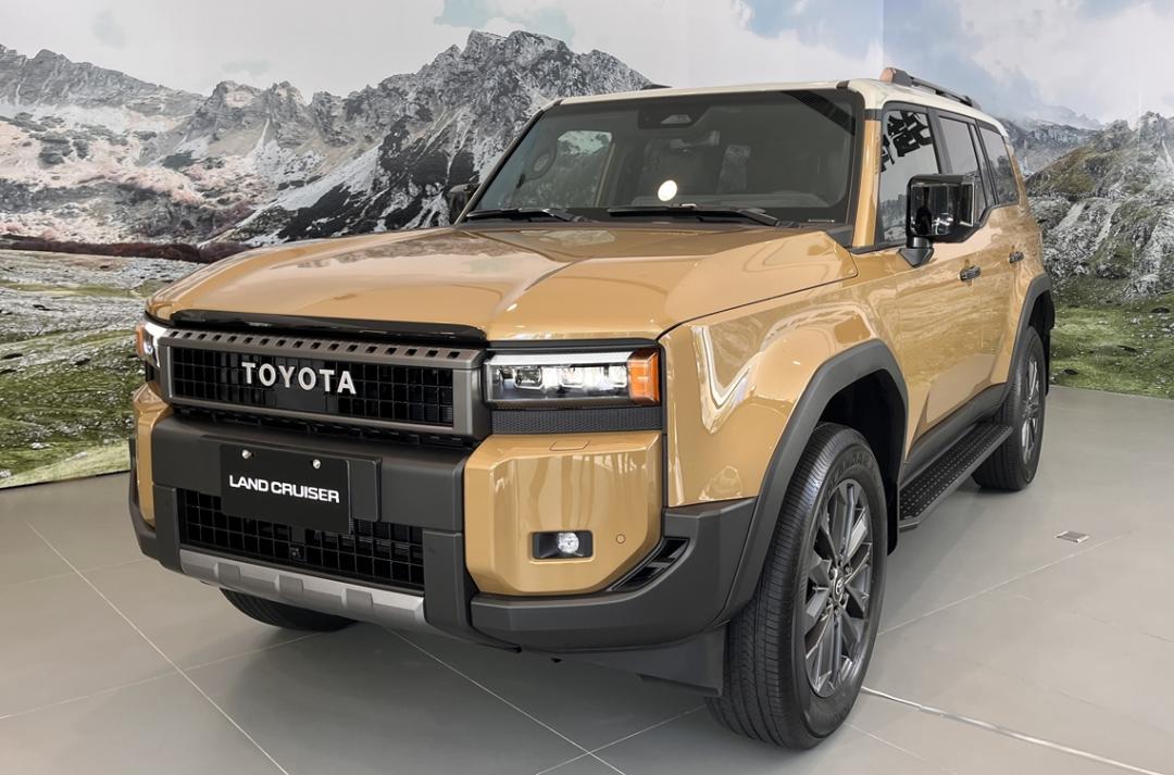 等候已久的Toyota Land Cruiser，採單一車型在台灣開賣。（記者陳英傑攝）